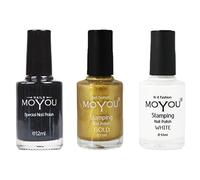 MoYou Nails Lot de 3 vernis à ongles pour créer motifs