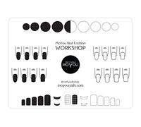 MoYou Nails Tapis de table en silicone pour tampon et Nail Art, protège les surfaces