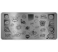 MoYou's XL Urban plates collection 3, bandes dessinées modèle estampage pour nail art, nail art pochoir