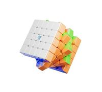 Moyu Aochuang v6 Cube magique 5 x 5 x 5 avec 96 aimants - Design anti-colle, élasticité réglable, sans autocollants (version unique-Track)