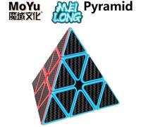 MoYu Meilong Cube magique 3x3 2x2 professionnel 4x4 spécial miroir vitesse Puzzle enfants jouets cadeau 3x3x3 Original hongrois Cubo Magico-Pyramid D