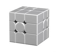 MOYU MFJS Cube miroir 3X3 V2 aimant magnétique noyau de boule Puzzle éducatif Cube magique jouets pour enfants cadeau jouet Cubo Magico-Silver Ball Core