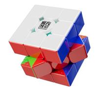 Moyu RS3M V5 SE 2025 SpeedCube 3 x 3 Cubo, professionnel 3 x 3 x 3 RS3mv5 Cube magique magnétique sans autocollant, jeu de puzzle pour Speed Cuber, cadeau pour adultes et enfants (version à double