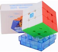 MoYu Super RS3M 2022 Maglev Ball Core Version 3 x 3 Cube de vitesse magnétique sans autocollant MFJS Magic Puzzle 3 x 3 x 3 Cube Moyu 2022 Super RS3M Maglev (Version Ball-Core)