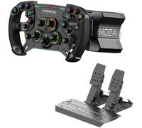 MOZA R9 V3 + GS V2P + SRP2 - Pack Sim Racing Direct Drive 9Nm PC