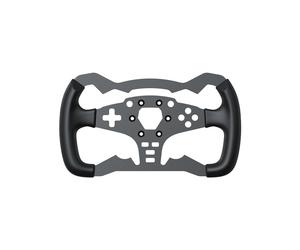 Moza Racing RS032 - Modèle de roue pour PC - Diamètre 280mm - Aluminium & Caoutchouc - Compatible Moza - Noir - 1 contrôleur max.
