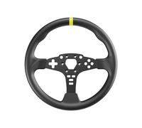 Moza Racing RS046 Modèle de Roue PC Noir Aluminium & Microfibre 305mm 850g - Compatible Moza