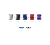 Moza Racing RS069 - Kit de Performance Pédales PC - 22 Pièces Multicolores - Compatibilité Pédalier CRP2
