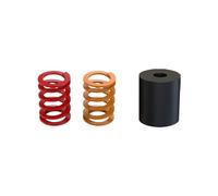 Moza Racing RS17 Kit d'accessoires pour pédales SR-P (3 pièces) Noir, Orange, Rouge – Compatibilité MOZA