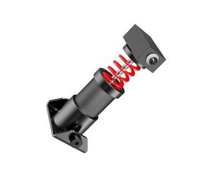 Moza Racing RS22 Kit Performance Pédales pour PC - Compatible SR-P Lite - Noir, Rouge, Argent - Amélioration Pédalier Simracing
