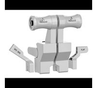MOZA TQB Throttle Module Manche de vol blanc 270g dimensions 69x182mm référence MOZ-AS015