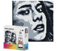 MOZABRICK Kit de construction photo modèle S - Transformez n'importe quelle image en mosaïque murale à l'aide de notre constructeur et de notre application Web. Possibilités infinies d'art pixel en