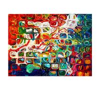 MOZAIC - Tableau design multicolore Multicolore