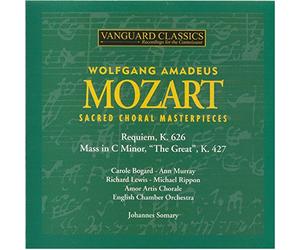 Mozart : Chefs-d'Œuvre Sacrés pour Chœur. Bogard, Murray, Lewis, Rippon, Somary.