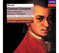 Mozart: Clarinet Concerto; Oboe Concerto; Bassoon Concerto /F Cohen * Mack * Mcgill * Cleveland Orchestra * Dohnanyi