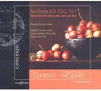 Mozart/Clementi – Symphonies 40 & 41 (transcr. p, vlc, vl, fl) – Concerto