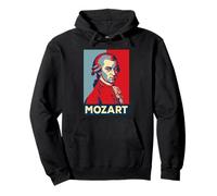 Mozart Compositeur Classique Portrait Art rétro Sweat à Capuche