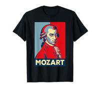 Mozart Compositeur Classique Portrait Art rétro T-Shirt