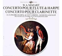 mozart- concerto pour flute (JP Rampal) et harpe (L Laskine) - concerto pour clarinette (J Lancelot)