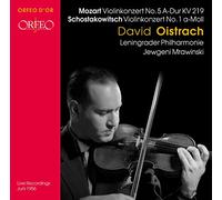 Mozart : Concerto pour violon n° 5 KV 219 - Chostakovitch : Concerto pour violon n°1 Op. 99