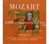 MOZART: Così fan tutte , Don Giovanni, Le Nozze di Figaro - Daniel Barenboim, Berlin RIAS Chamber Choir, Berlin Philharmonic Orchestra, Bartoli, -- 9CD BOX SET (FULL LIBRETTO INCLUDED) - WARNER