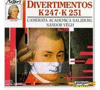 Mozart Divertimentos 3: In F K 247 & D K 251 by Mozart, Vegh, Salzburg Camerata Academica (2000-07-07)