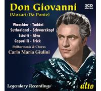 Mozart – Don Giovanni – Alto – Wächter, Taddei, Sutherland, Schwarzkopf et Giulini