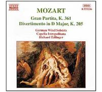 Mozart: Gran Partita / Divertimento, K. 205