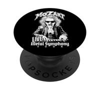 Mozart Heavy Metal Symphony Live Tour Musique Classique Amusante PopSockets PopGrip Adhésif