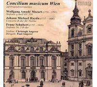 Mozart/J.M. Haydn/Schubert Kv550/Konzert B-Dur/Sinfonie Nr. 5. Angerer, Concilium Musicum Wien