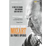 Mozart – Les opéras du cycle Da Ponte – Nikolaus Harnoncourt – DVD – ARTHAUS
