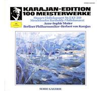 Mozart / Mendelssohn-Bartholdy: Violinkonzert Nr. 5 Kv 219; Violinkonzert e-moll op. 64;Karajan-Edition 100 Meisterwerke - 2543024 - Vinyl LP