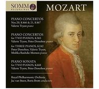 Mozart:Piano Concertos [Valerie Tryon; Peter Donohoe; Mishka Rushdie Momen; Royal Philharmonic Orchestra; Jac Van Steen; Boris Brott] [Somm Recordings: Sommcd 268-2]