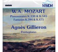 Mozart: Piano Sonatas K.330 & K.545; Fantasies K.394 & K.475 / Gillieron