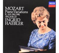 MOZART: PIANO VARIATIONS K.206, 180, 398, 354, 24 & 25