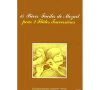 Mozart - Pièces Faciles (15) - 2 Flûtes