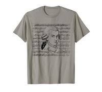 Mozart Portrait avec partition classique Art compositeur T-Shirt