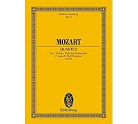 Mozart Quartet For 2 Violins, Viola And Violoncello C Major/C-Dur/Ut Majeur K 465