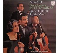 MOZART, QUARTETTO ITALIANO, string quartets in D, K. 499 and K. 575, 6500 241, 12" LP
