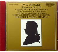 MOZART: Requiem - KARAJAN, LEONTYNE PRICE, FRITZ WUNDERLICH, WALTER BERRY, HILDE ROSSL-MAJDAN, WIENNA PHILHARMONIC ORCHESTRA & VIENNA SINGVEREIN CHORUS- PRICE-LESS