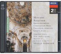 Mozart : Requiem, Krönungsmesse; Coronation Mass; Exsultate, Jubilate; Litany K195