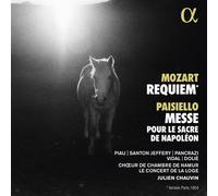 Mozart / Paisiello / Le Concert de la Loge – Requiem · Messe pour le sacre de Napoléon – CD – Alpha