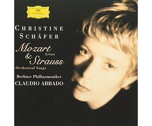 Mozart - Richard Strauss : Airs d'opéra - Lieder avec orchestre / Christine Schäfer