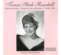 Mozart/Schubert/Brahms/Strauss : Recital 31.7.1956. Stich-Randall