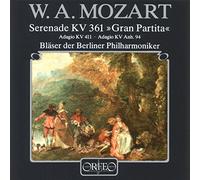 Mozart : Sérénade Gran Partita et Adagios. Bläser der Berliner Philharmoniker.