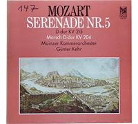 Mozart Serenade Nr. 5 D-dur, KV 204/Marsch D-Dur, KV 215 (12" Vinyl LP)(FSM 43004)