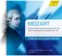 Mozart : Sérénades Posthorn et Haffner-Symphonies N° 33 et 35. Brown