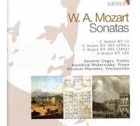Mozart : Sonates. Unger, Webersinke, Pfaender.