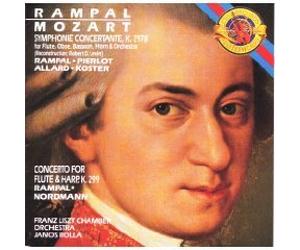 Mozart - Symphonie Concertante/Concerto for Flute & Harp