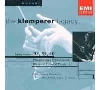 Mozart : Symphonie N° 33 ; N° 34 ; N° 40 ; Ode Funèbre Maçonnique